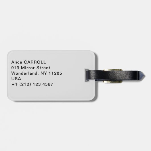 Vincent van Gogh - Sloping Path in Montmartre Bagagelabel (Achterkant horizontaal)