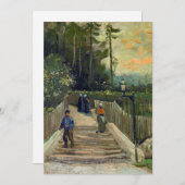 Vincent van Gogh - Sloping Path in Montmartre Kaart (Voorkant / Achterkant)