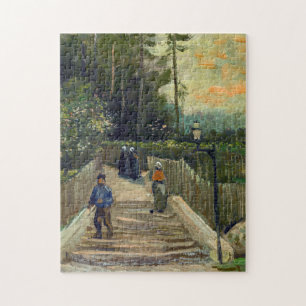 Vincent van Gogh - Sloping Path in Montmartre Legpuzzel