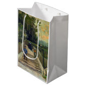 Vincent van Gogh - Sloping Path in Montmartre Medium Cadeauzakje (Voorkant Gekanteld)