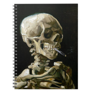 Vincent van Gogh Smoking Skeleton Notitieboek