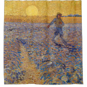 Vincent van Gogh - Sower met Setting Sun Douchegordijn (Voorkant)