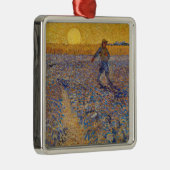 Vincent van Gogh - Sower met Setting Sun Metalen Ornament (Rechts)