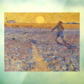 Vincent van Gogh - Sower met Setting Sun Raamsticker (Vel 3)