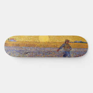 Vincent van Gogh - Sower met Setting Sun Skateboard