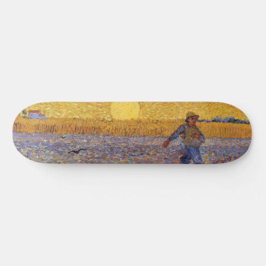 Vincent van Gogh - Sower met Setting Sun Skateboard (Horizontaal)