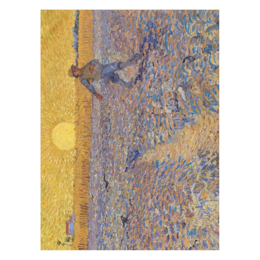 Vincent van Gogh - Sower met Setting Sun Tafelkleed (Voorkant)