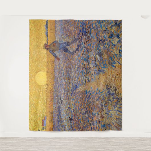 Vincent van Gogh - Sower met Setting Sun Wandkleed (Voorkant)