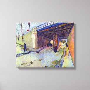 Vincent Van Gogh - Spoorbrug over Montmajour Canvas Afdruk