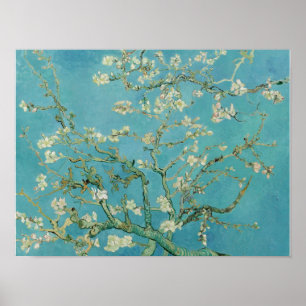 Vincent van Gogh, Sprig of Flowering Almond Poster