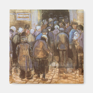 Vincent van Gogh Staatsloterij Kantoor (Arm Geld) Magneet