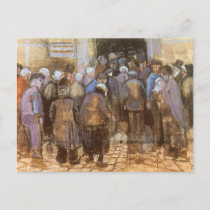 Vincent van Gogh Staatsloterij Kantoor (Slecht Gel Briefkaart