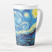 Vincent van Gogh - Starry Night Latte Mug Latte Mok (Rechterhoek)
