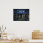 Vincent van Gogh Starry Night over de Rhone Poster (Keuken)