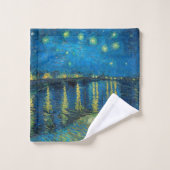 Vincent Van Gogh Starry Night Over the Rhone (Gant de toilette)