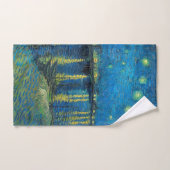 Vincent Van Gogh Starry Night Over the Rhone (Serviette à main)