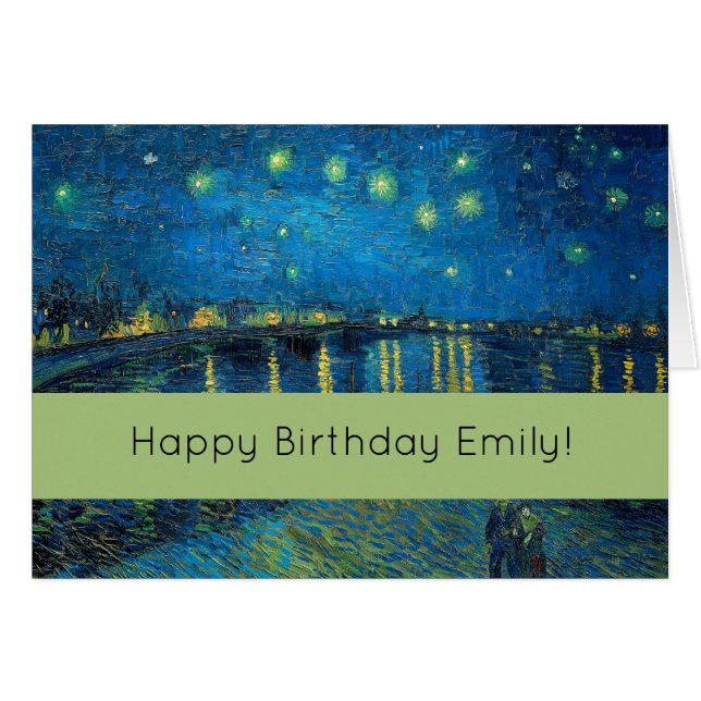 Vincent Van Gogh Starry Night Over the Rhone (Devant horizontal)