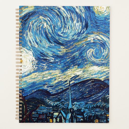 Vincent van Gogh - Starry Night, Planner (Voorkant)