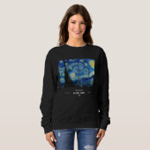 Vincent Van Gogh Starry Night Sweatshirt  (Devant entier)