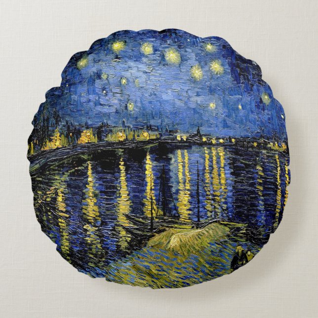 Vincent Van Gogh Starry Nuit 1888 Coussin (Devant)