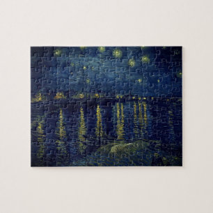 Vincent Van Gogh Starry Nuit sur le Puzzle du Rhôn
