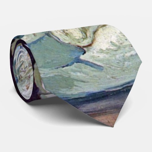 Vincent van Gogh - Statuette of a Kneeling Man Stropdas (Opgerold)