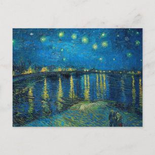 Vincent Van Gogh Sterrennacht aan de Rhône Briefkaart