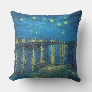 Vincent Van Gogh Sterrennacht aan de Rhône Buitenkussen