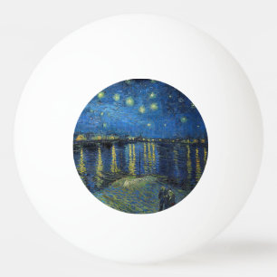 Vincent van Gogh - Sterrennacht aan de Rhône Pingpongballen