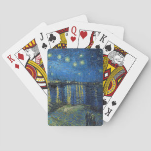 Vincent van Gogh - Sterrennacht aan de Rhône Pokerkaarten
