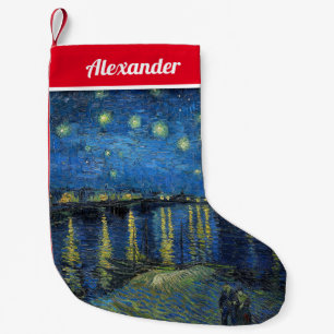 Vincent van Gogh - Sterrennacht boven de Rhône Kleine Kerstsok