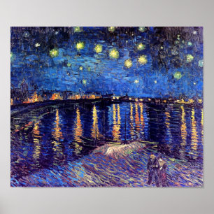 Vincent Van Gogh - Sterrennacht boven de Rhône Poster