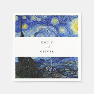 Vincent Van Gogh Sterrennacht bruiloft Servet