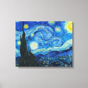 Vincent Van Gogh - Sterrennacht Canvas Afdruk