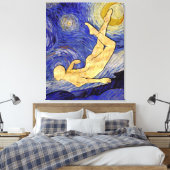 Vincent Van Gogh Sterrennacht Canvas Afdruk (Insitu (Slaapkamer))