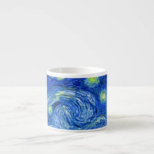 vincent van gogh sterrennacht espresso kop (Voorkant)