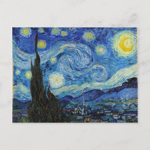 Vincent Van Gogh Sterrennacht Fine Art Briefkaart