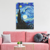 Vincent Van Gogh Sterrennacht Fine Art Canvas Afdruk (Insitu (Woonkamer))