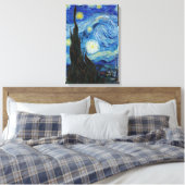 Vincent Van Gogh Sterrennacht Fine Art Canvas Afdruk (Insitu (Slaapkamer))