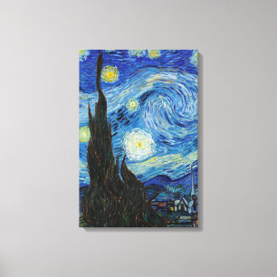 Vincent Van Gogh Sterrennacht  Fine Art Canvas Afdruk