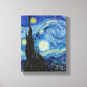Vincent Van Gogh Sterrennacht  Fine Art Canvas Afdruk