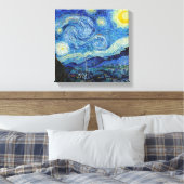 Vincent Van Gogh Sterrennacht  Fine Art Canvas Afdruk (Insitu (Slaapkamer))