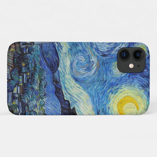 Vincent Van Gogh Sterrennacht Fine Art Case-Mate iPhone Case (Achterkant (horizontaal))