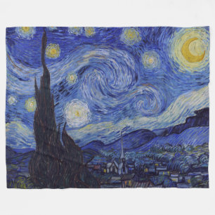 Vincent Van Gogh Sterrennacht Fine Art Fleece Deken