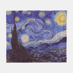 Vincent Van Gogh Sterrennacht  Fine Art Fleece Deken