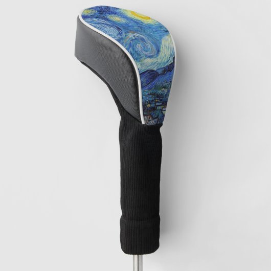 Vincent Van Gogh Sterrennacht Fine Art Golfheadcover (Schuin)