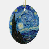 Vincent Van Gogh Sterrennacht  Fine Art Keramisch Ornament (Rechts)