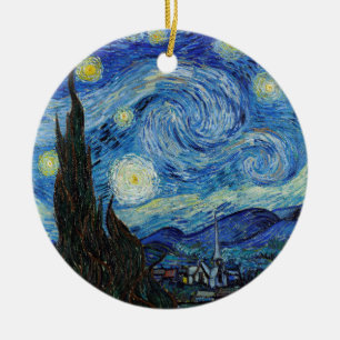 Vincent Van Gogh Sterrennacht  Fine Art Keramisch Ornament