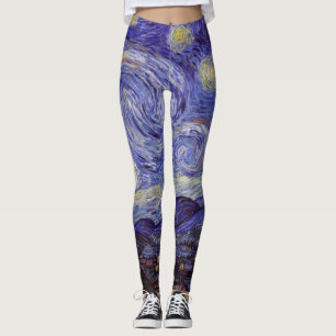 Vincent Van Gogh Sterrennacht  Fine Art Leggings