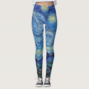 Vincent Van Gogh Sterrennacht  Fine Art Leggings